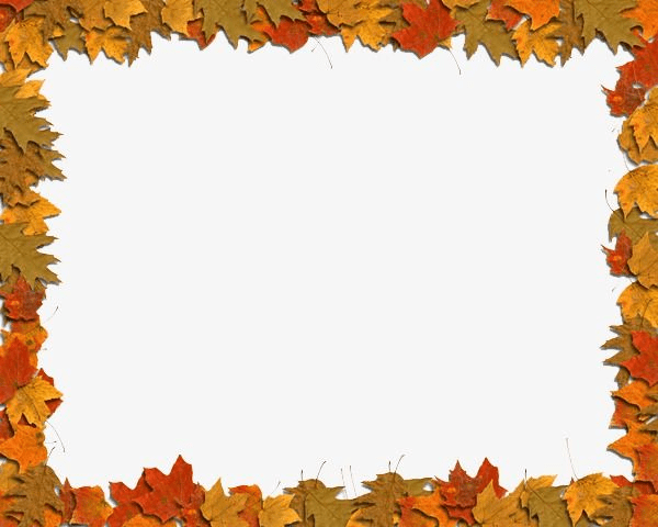 Fall Leaves Clipart Border 3