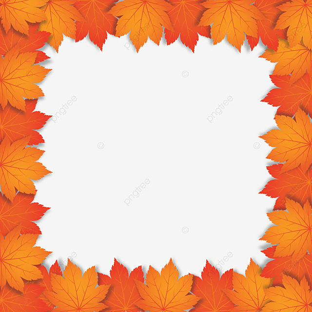 Fall Leaves Clipart Border 4