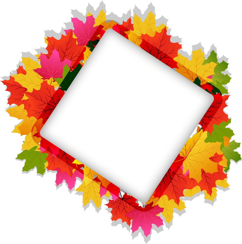 Fall Leaves Clipart Border free image