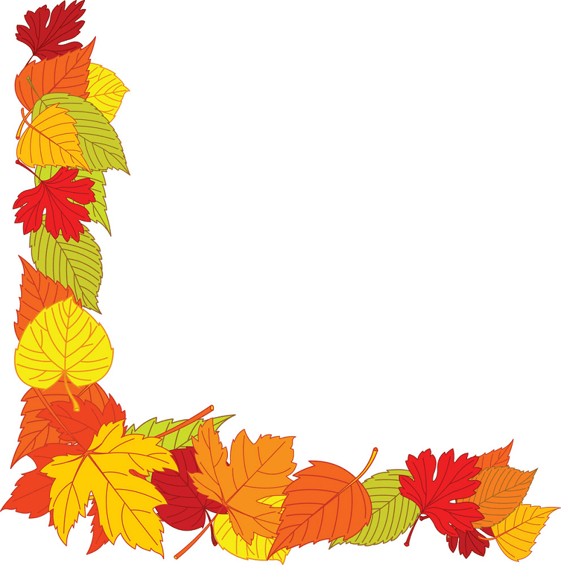 Fall Leaves Clipart Border png free