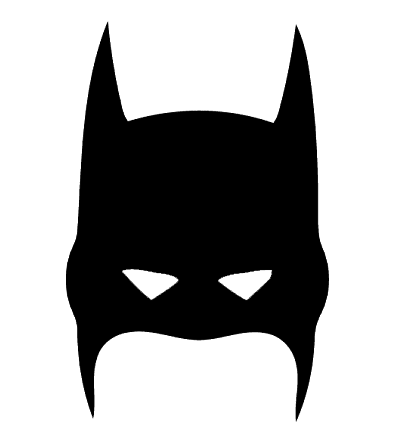 Free Batman Mask clipart transparent