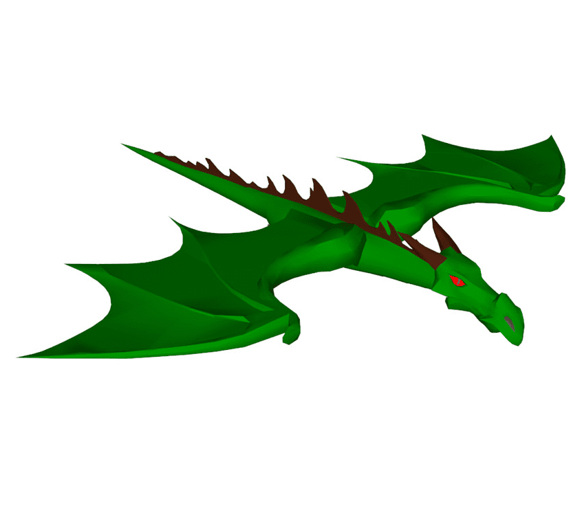 Free Green Dragon clipart