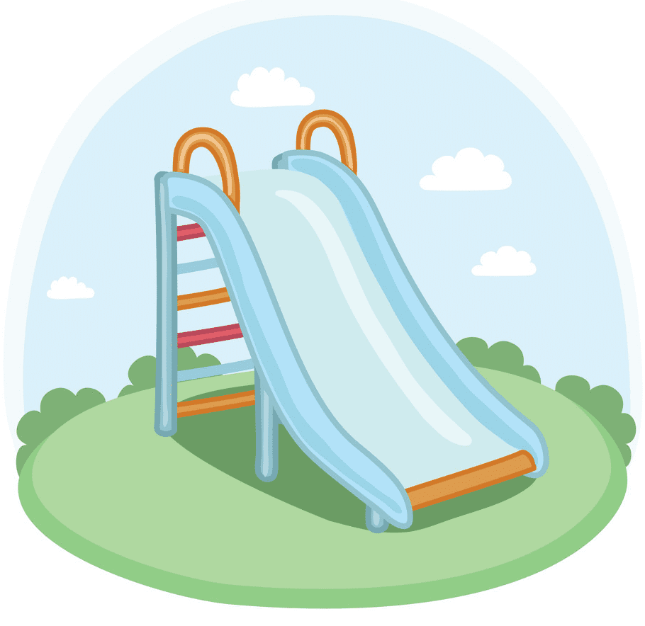 Free Playground Slide clipart image