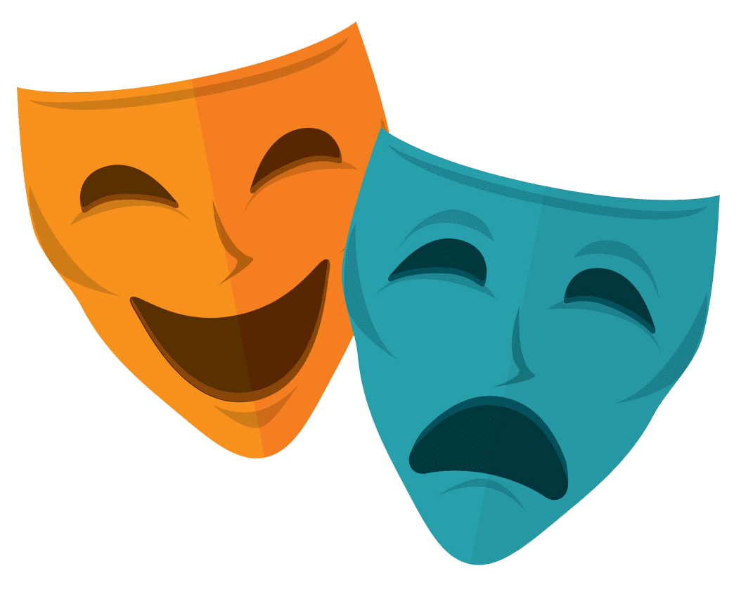 Free Theatre Mask clipart transparent