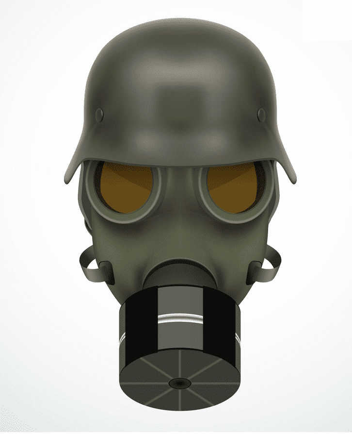 German Gas Mask clipart