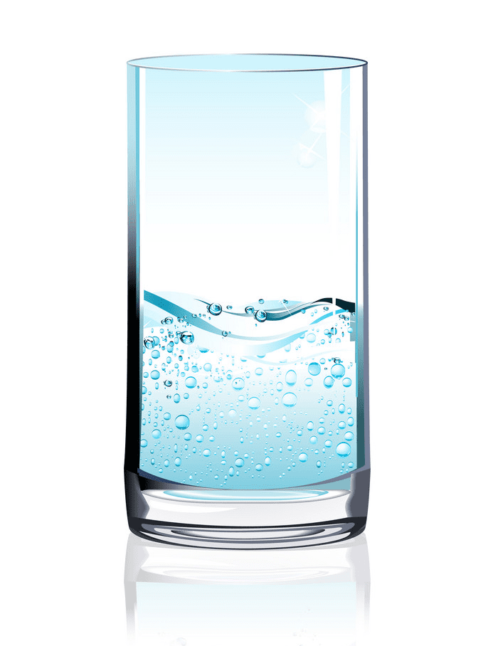Glass of Water clipart 5