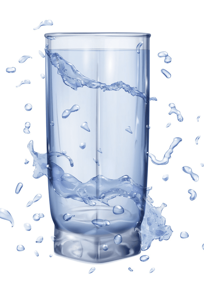 Glass of Water clipart 9