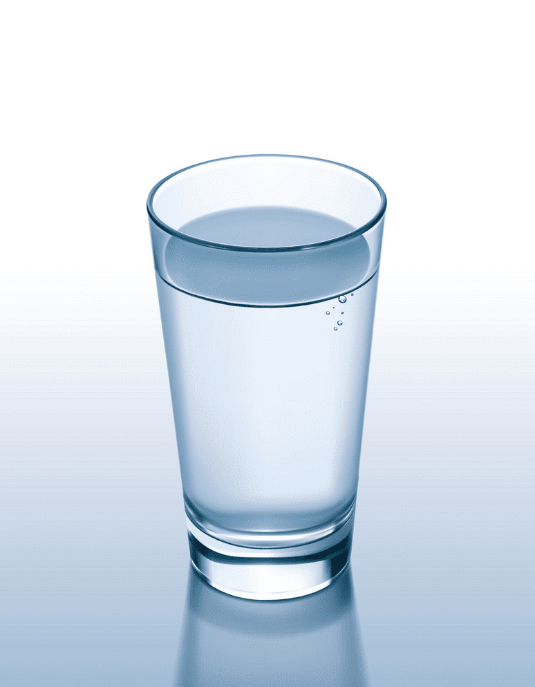 Glass of Water clipart free