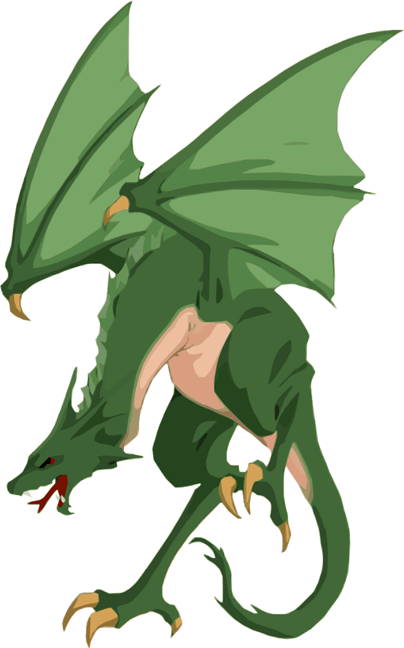 Green Dragon clipart image