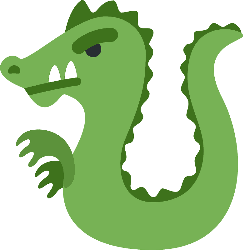 Green Dragon clipart
