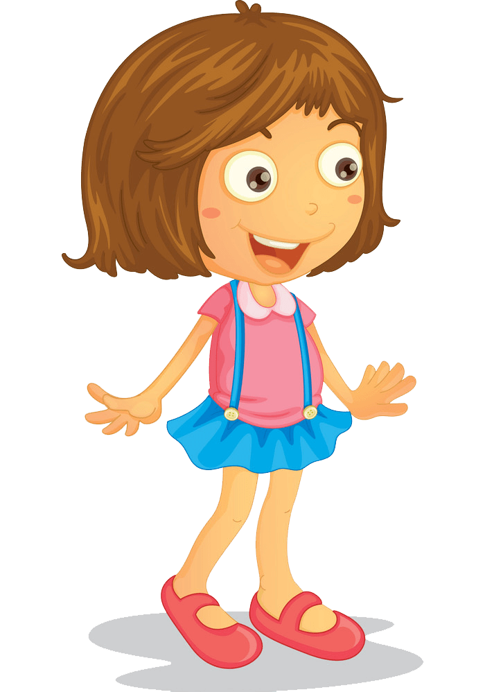 Happy Girl clipart transparent