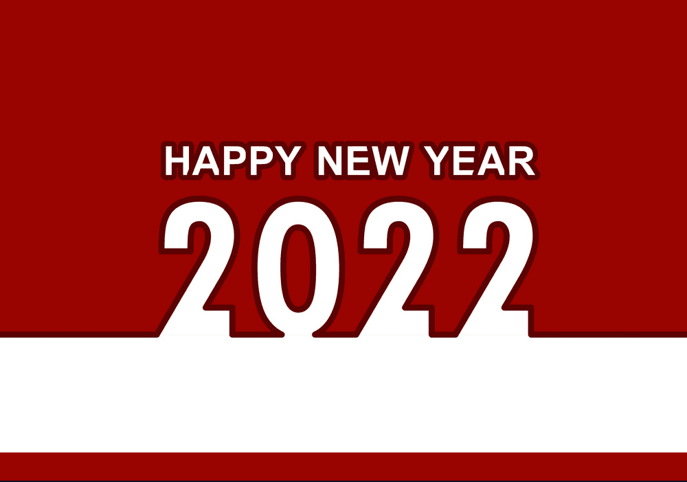 Happy New Year 2022 clipart 7