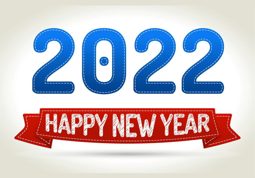 Happy New Year 2022 clipart 8