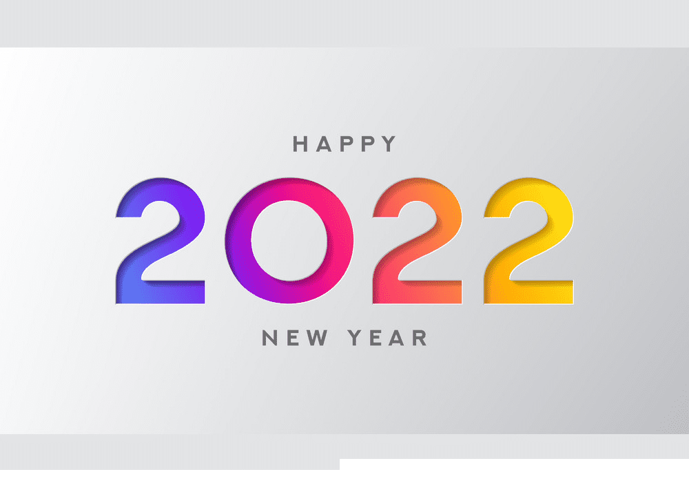Happy New Year 2022 clipart free image