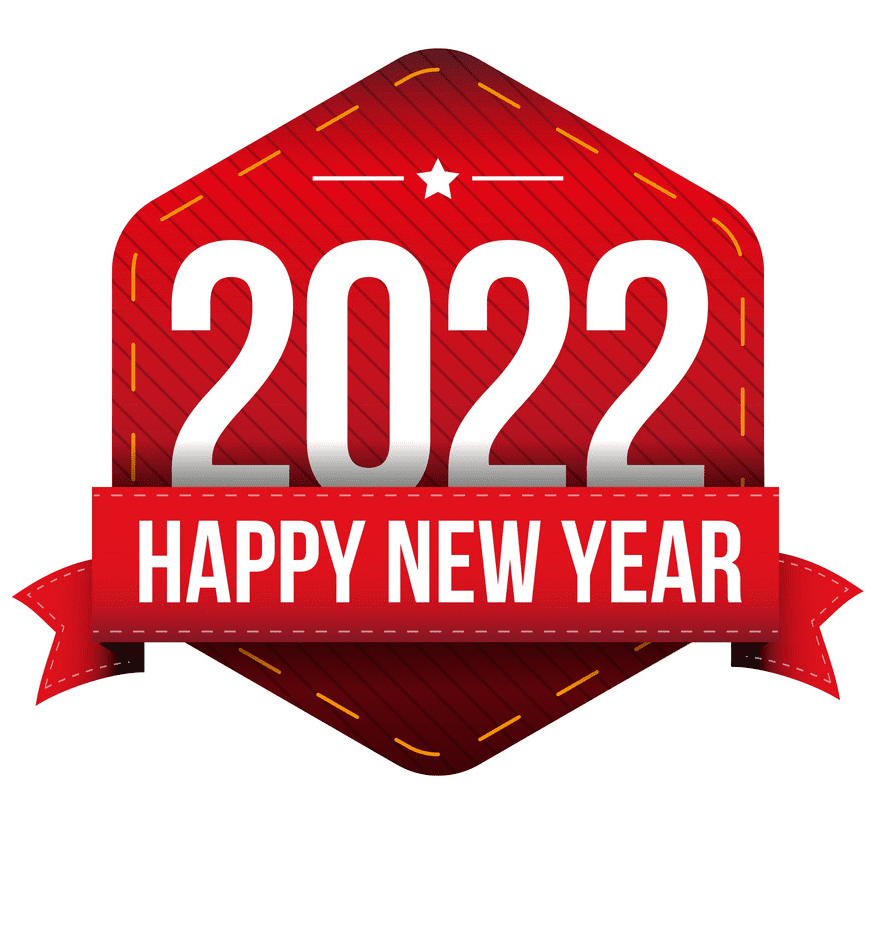 Happy New Year 2022 clipart free