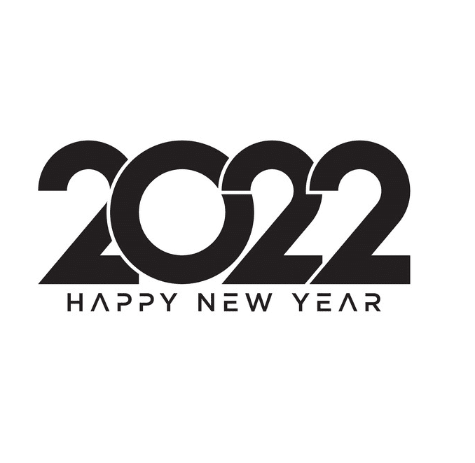 Happy New Year 2022 clipart png image