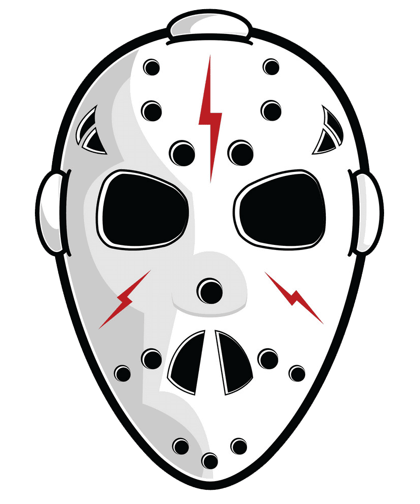 Hockey Mask clipart transparent