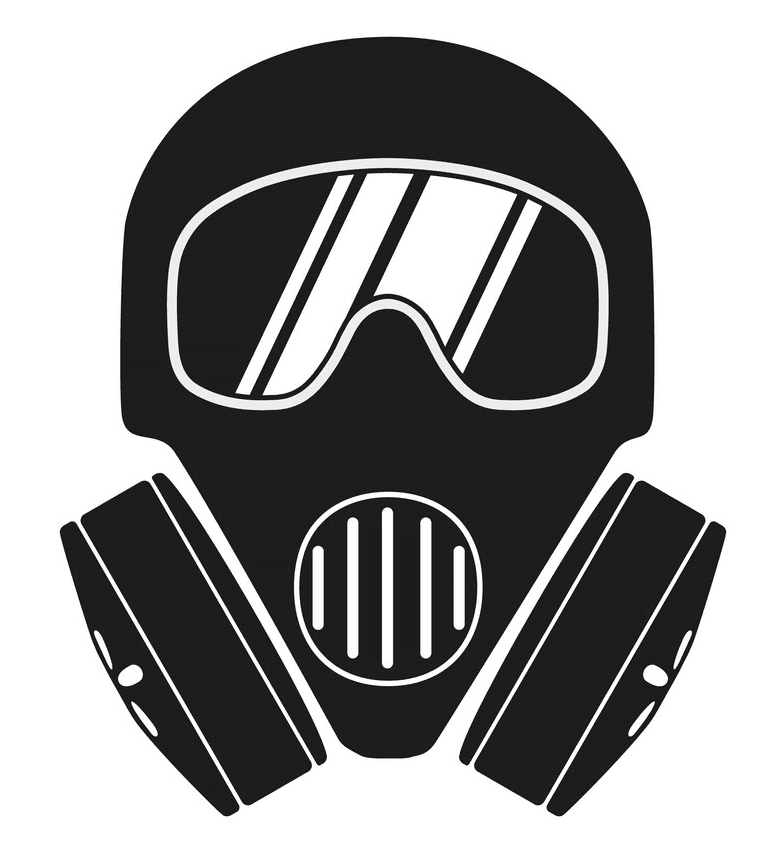 Icon Gas Mask clipart