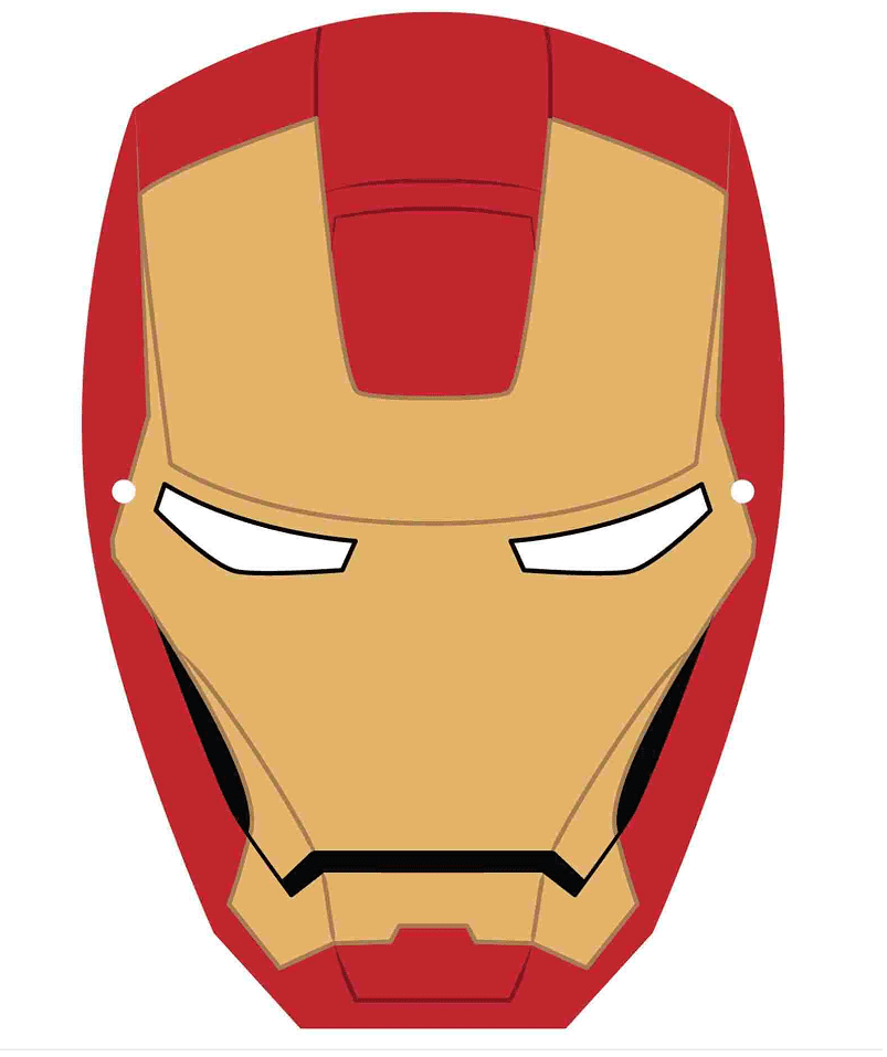 Iron Man Mask clipart