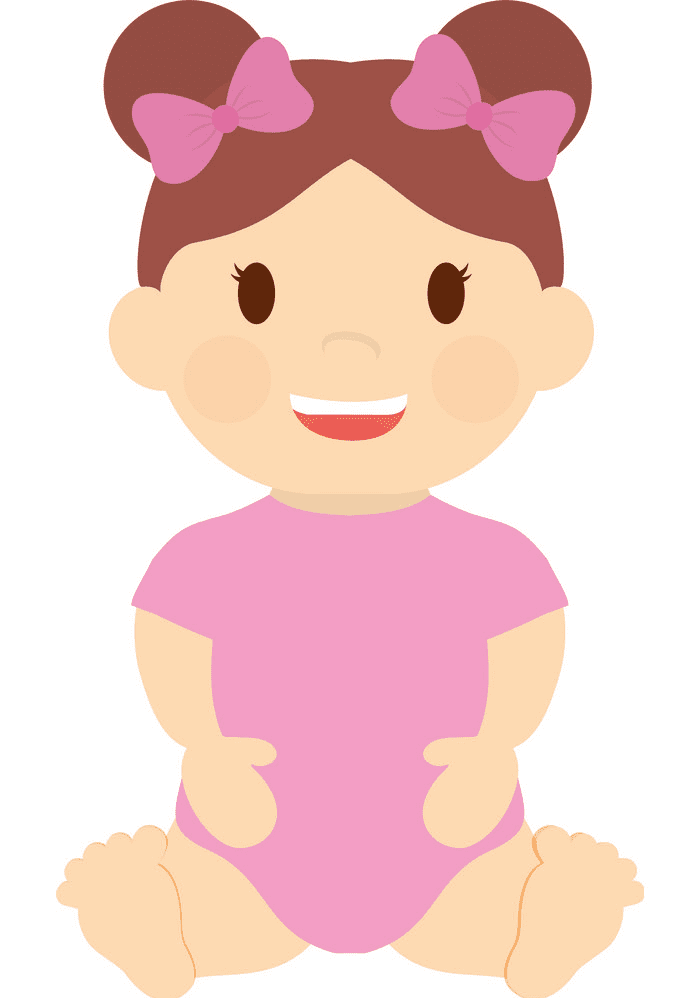 Lovely Baby Girl clipart