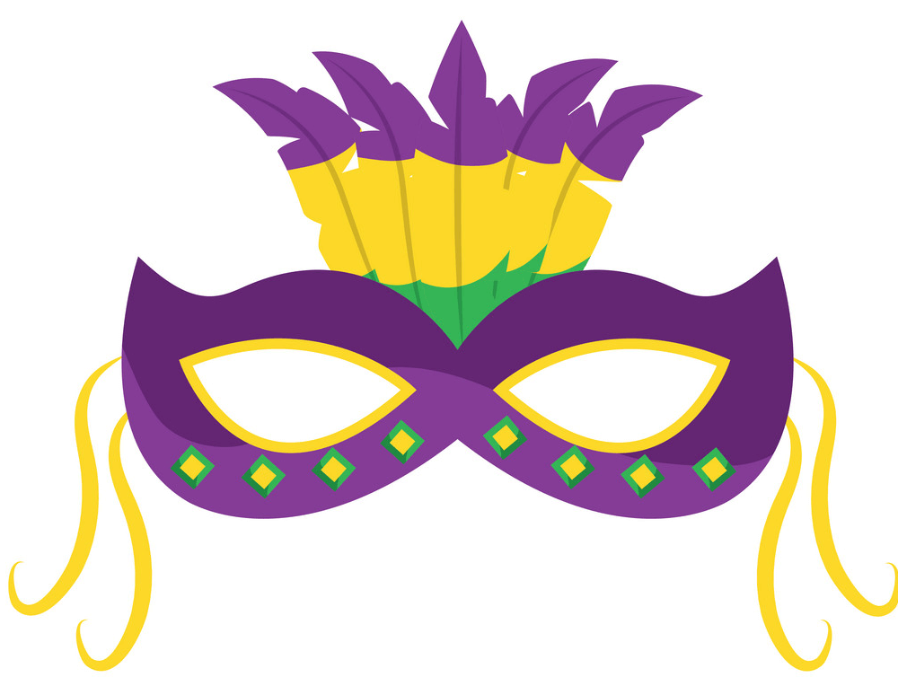 Mardi Gras Mask clipart free