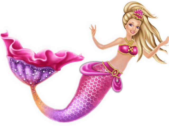 Mermaid Barbie clipart transparent