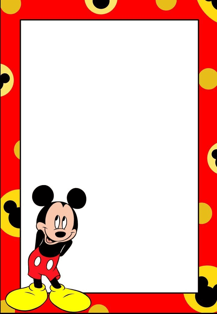 Mickey Disney Border clipart