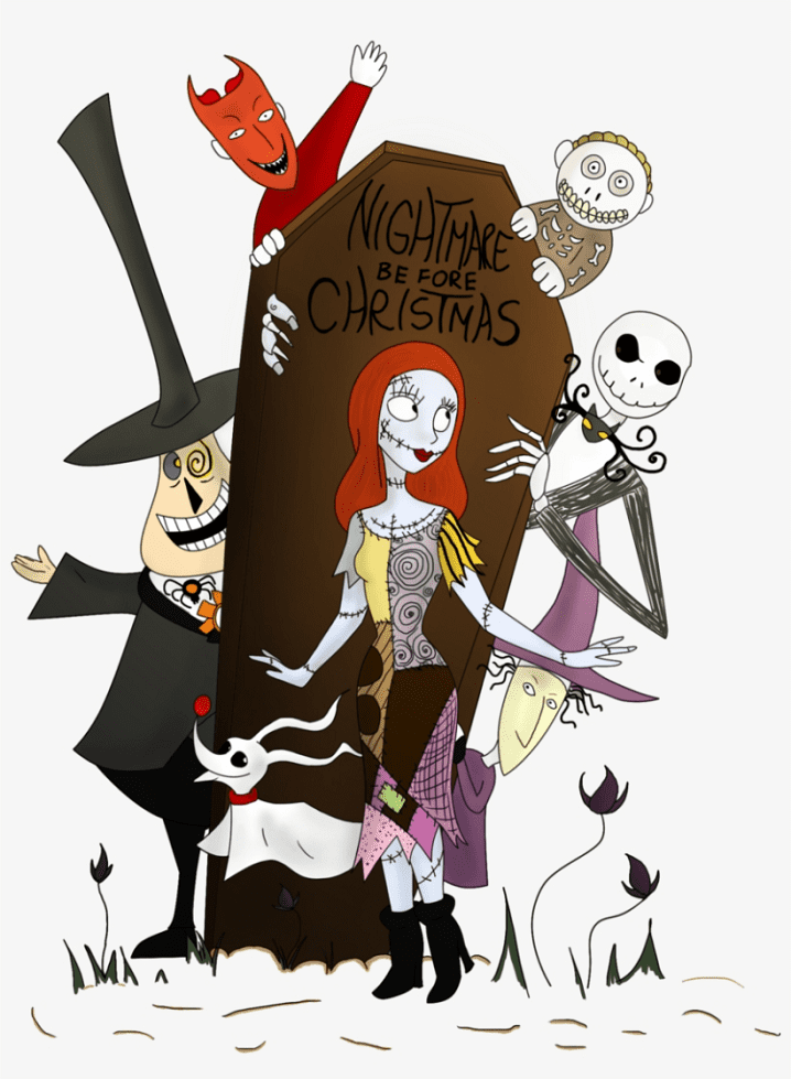 Nightmare Before Christmas Characters clipart free
