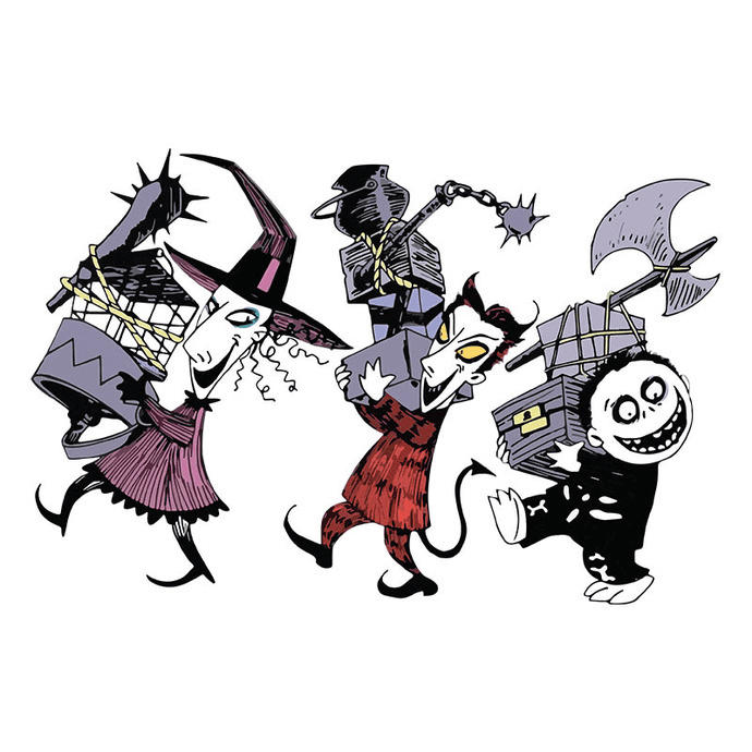 Nightmare Before Christmas Characters clipart png