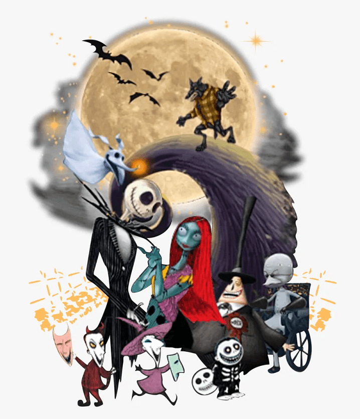 Nightmare Before Christmas Characters clipart