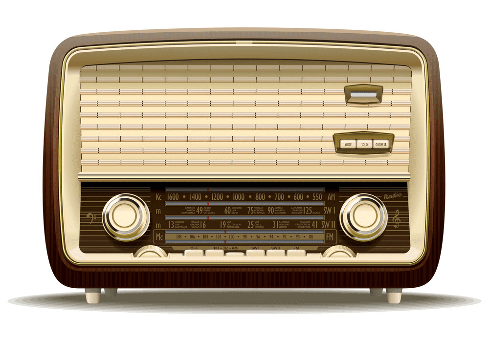 Old Radio clipart free
