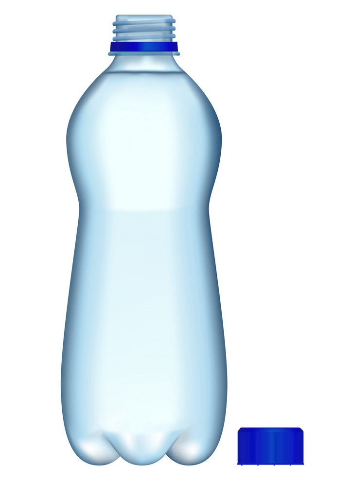 Open Water Bottle clipart
