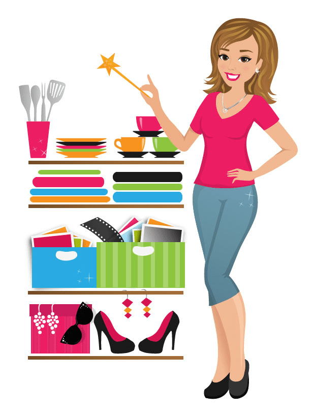 Organized Girl clipart 2