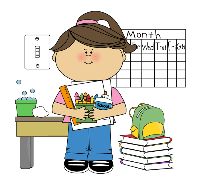 Organized Girl clipart 5