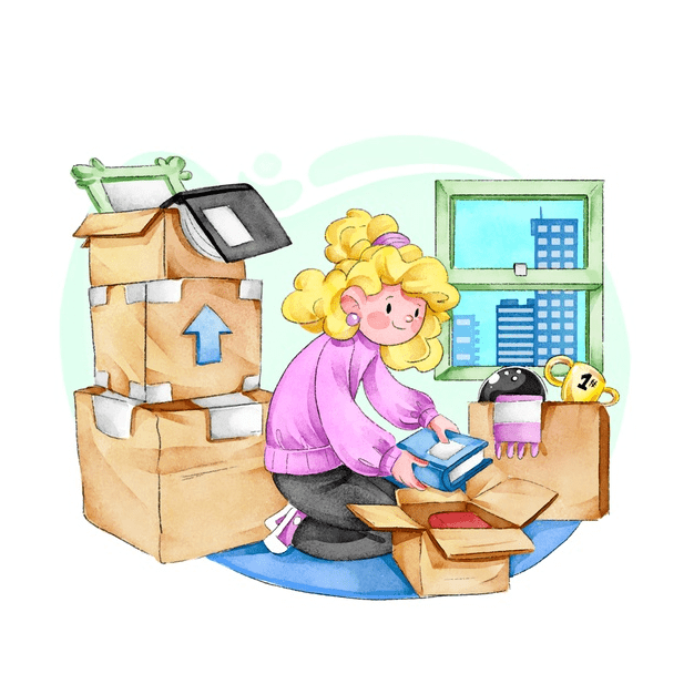 Organized Girl clipart 7