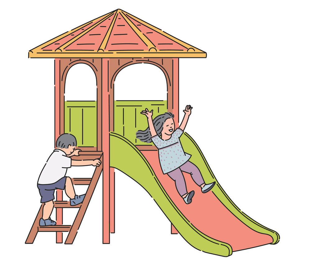 Playground Slide clipart 4