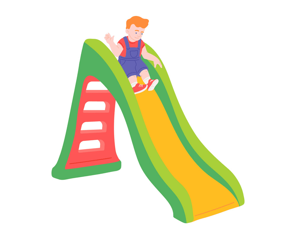 Playground Slide clipart for free