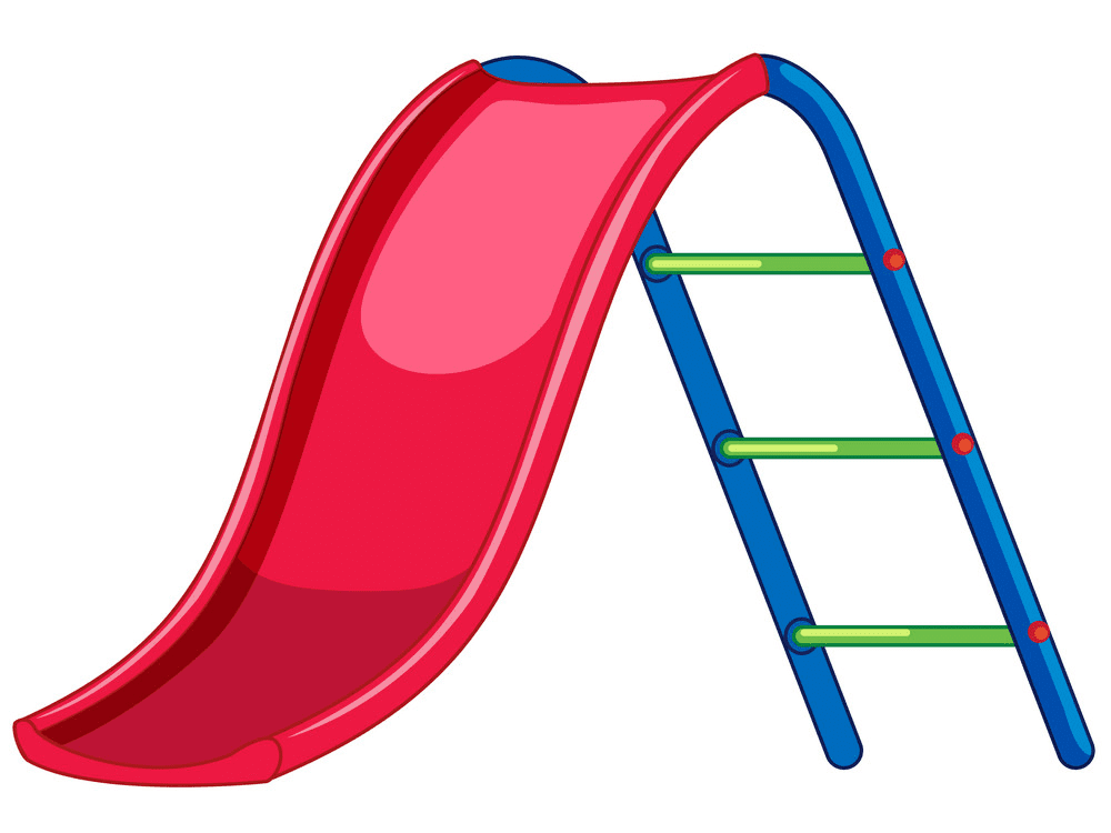 Playground Slide clipart free
