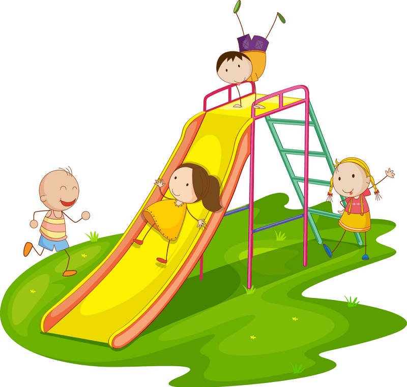 Playground Slide clipart
