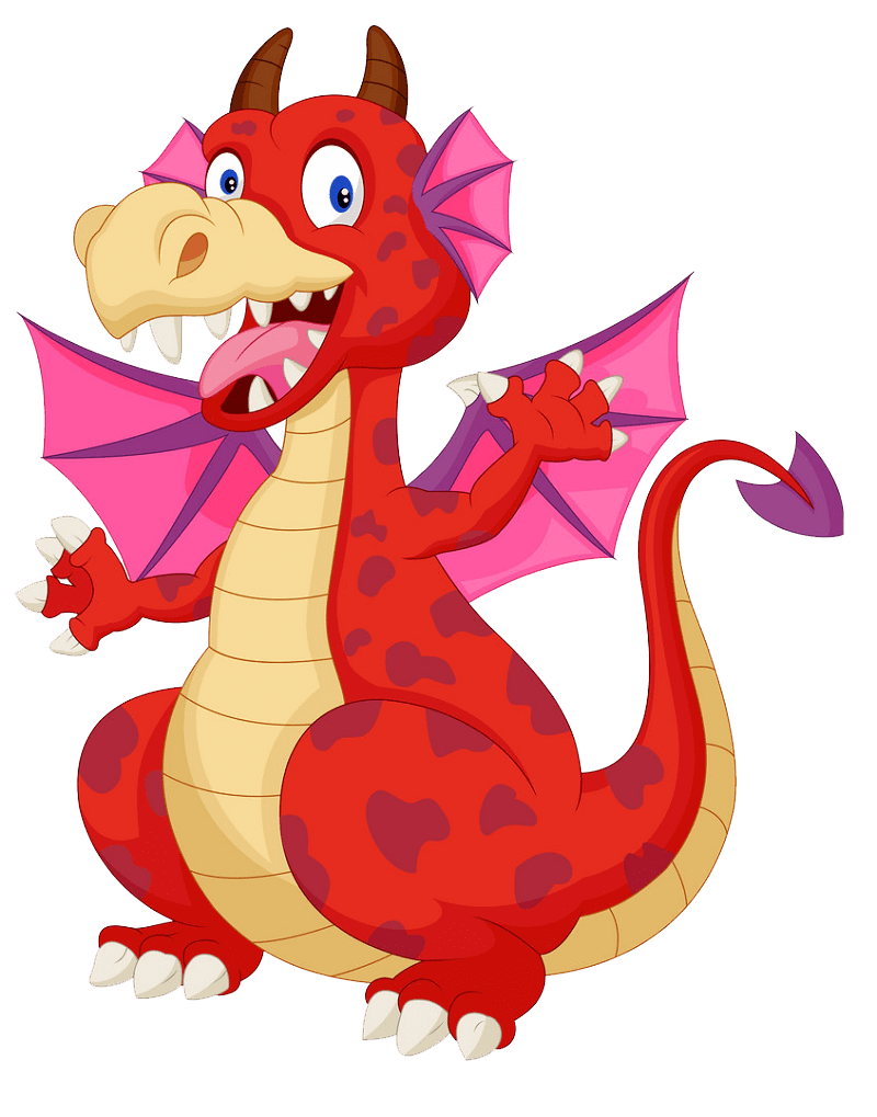 Red Dragon clipart transparent