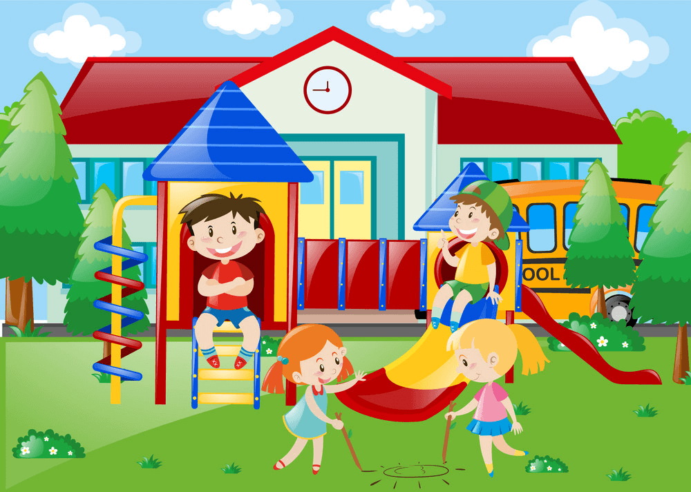 School Playground clipart png free