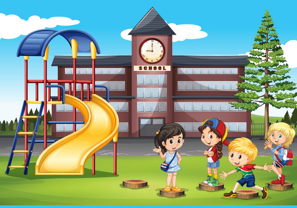 School Playground clipart png image