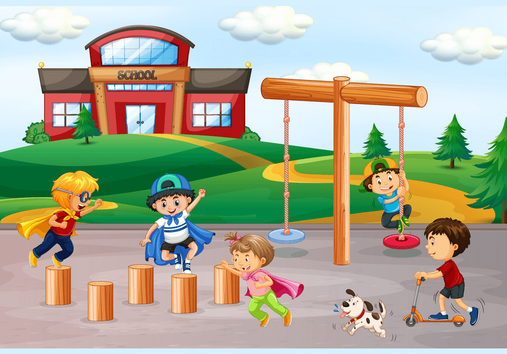 School Playground clipart png