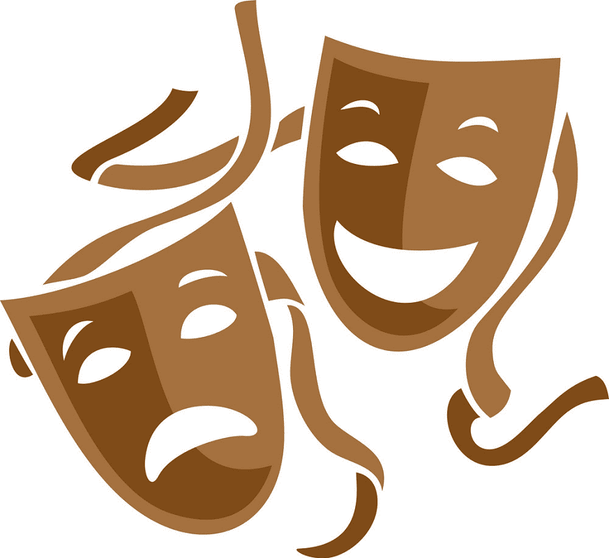 Theatre Mask clipart 1