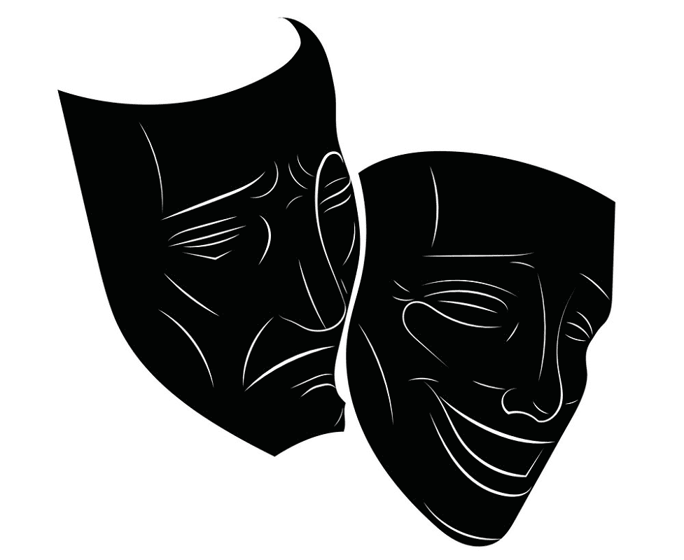 Theatre Mask clipart 3
