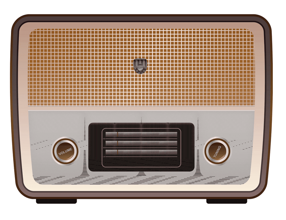 Vintage Radio clipart free