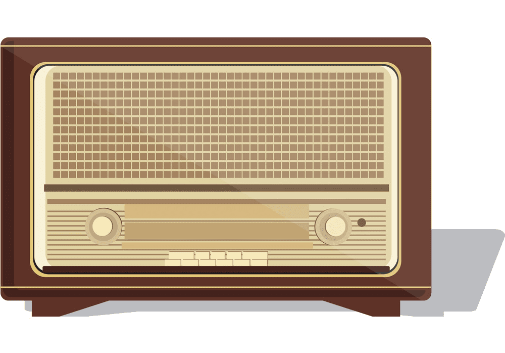 Vintage Radio clipart png