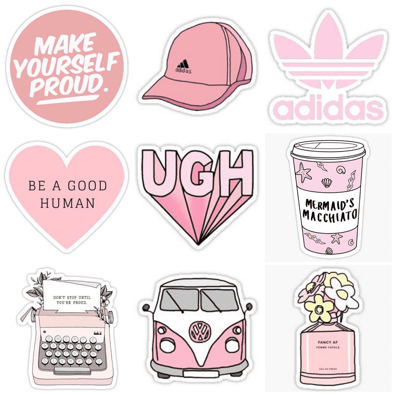 Aesthetic clipart stickers 5