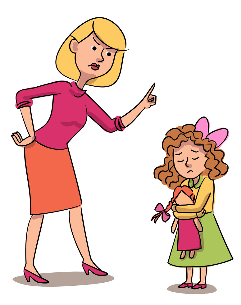 Angry Mom clipart 1