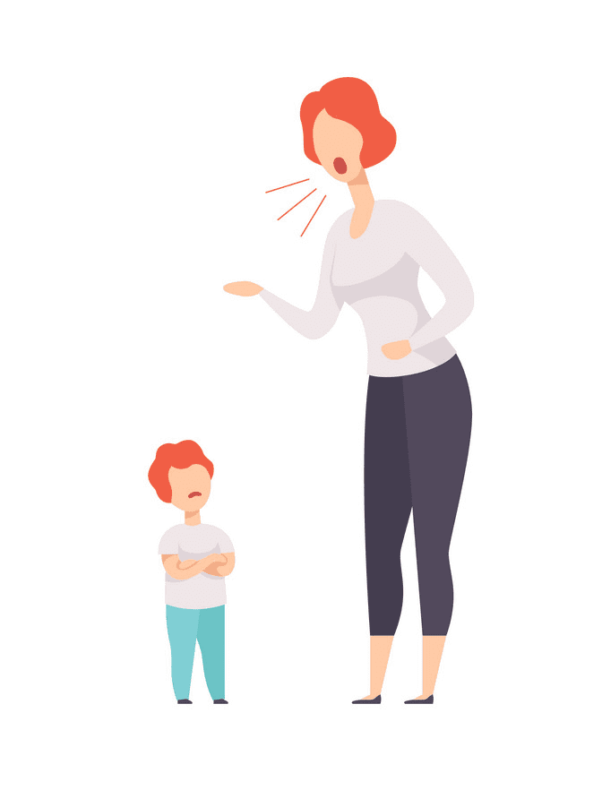 Angry Mom clipart free images